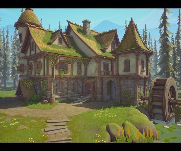 Stylized Medieval House