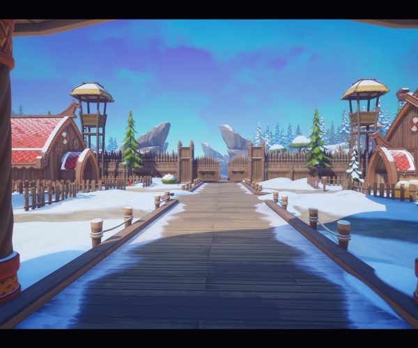 Stylized Viking Village