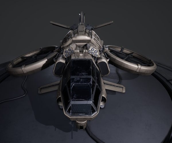 Sci-fi Gunship