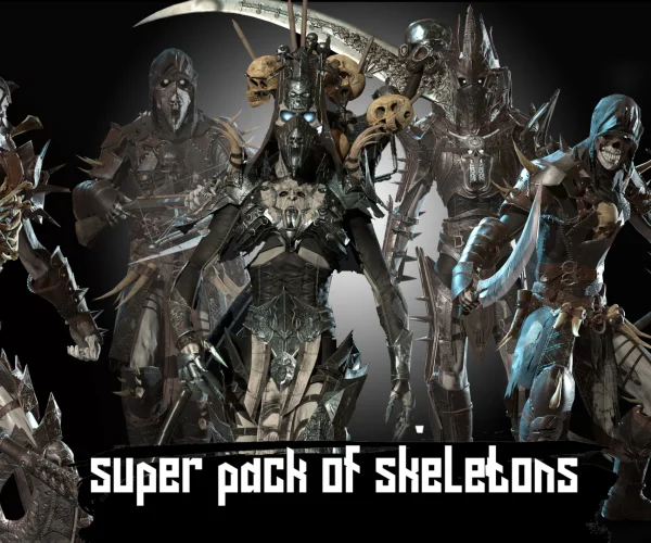 Super pack of skeletons