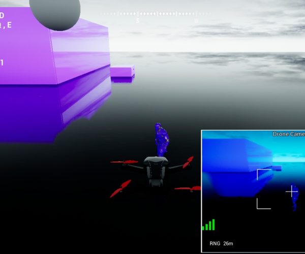 Advanced Drone System with flying AI