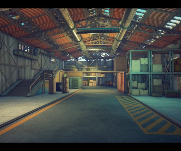 Stylized Industrial Area