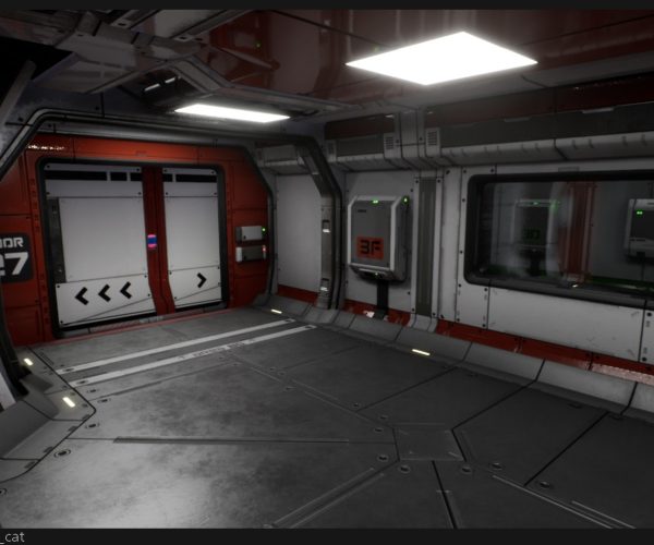 Modular Sci Fi Corridor B