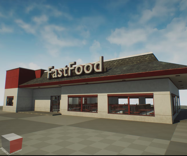 Abandoned Fast Food Building