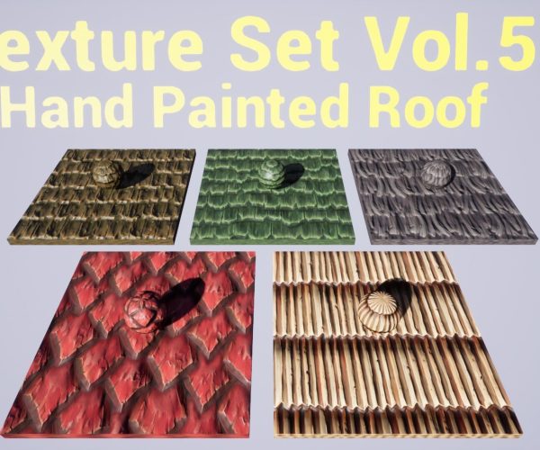 Roof Vol.51 – Hand Painted Textures