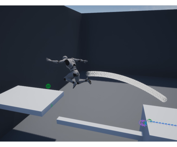 Parkour Motion Warping System