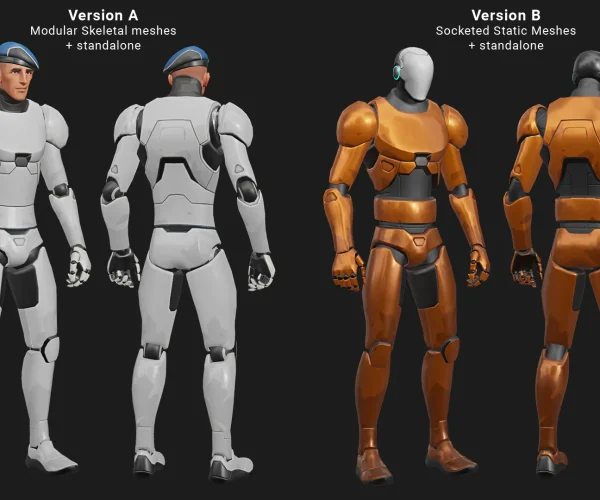 Modular Male Mannequin on Standard Skeleton