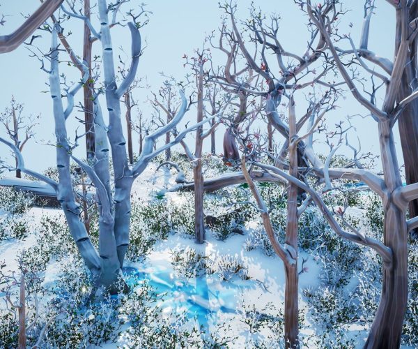 Stylized Winter Forest