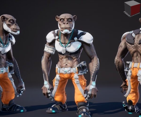 Space Monkey Sci-Fi