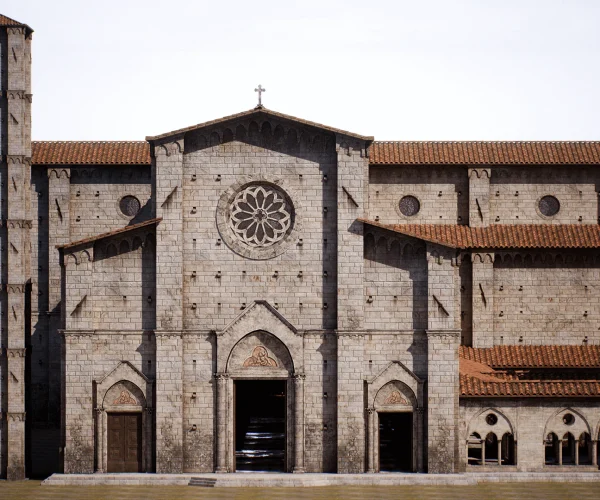 Medieval Modular Church (With Interiors)