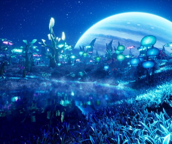 Alien Planet Fantasy Environment – Swamp Plants