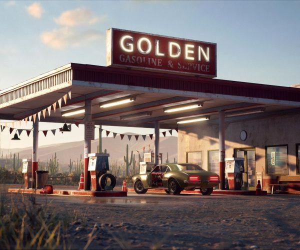 Desert Gas Station