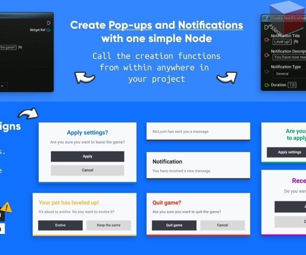 Pop-up & Notification System