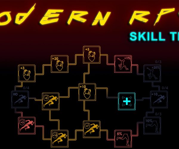 Modern RPG Skill Tree