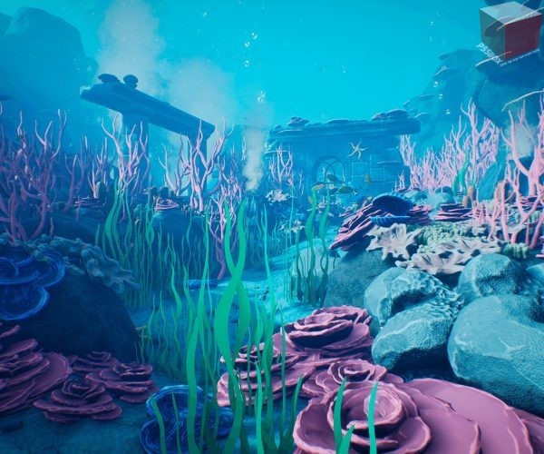 Underwater World - Modular Underwater - Stylized Underwater - Ocean - Sea