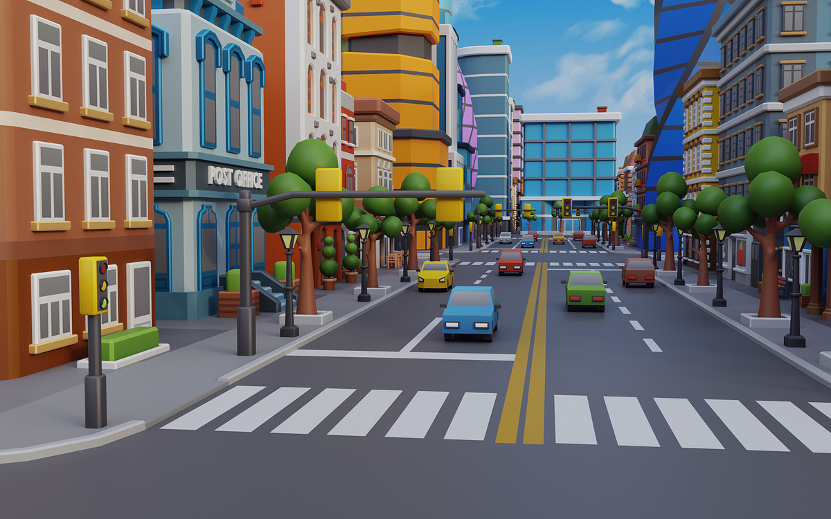 Cartoon City Building Pack