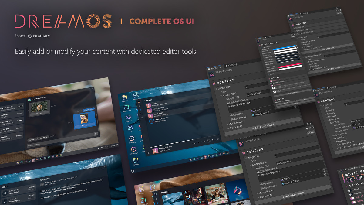 DreamOS - Complete OS UI