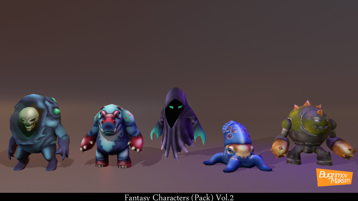 Fantasy Characters (Pack) Vol.2