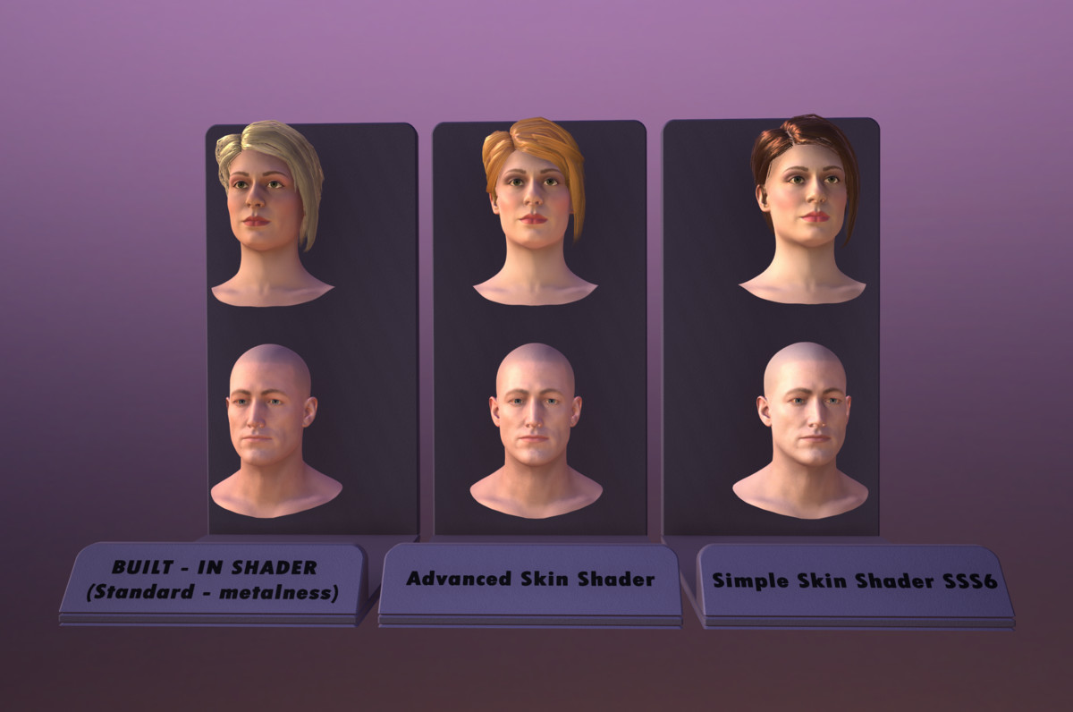 Human Shader Pack Built-In RP / URP / HDRP