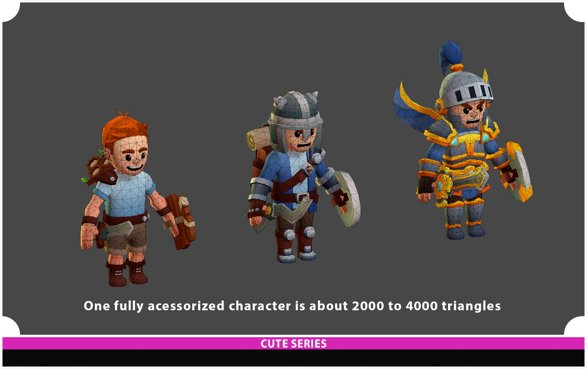 Male Knight Modular Pack 01 Cute Series