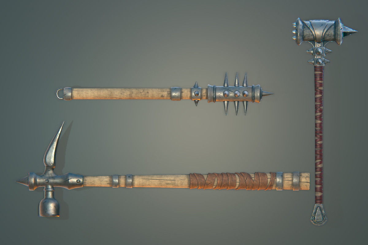 Medieval weapons kit