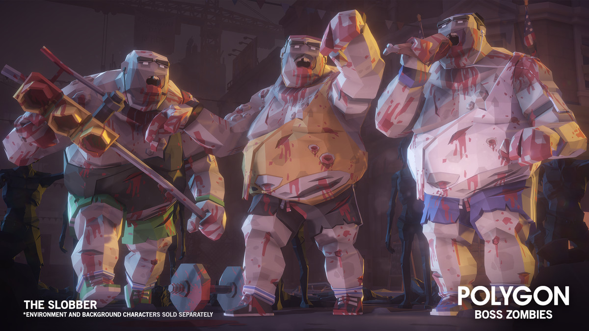 POLYGON Boss Zombies - Low Poly 3D Art by Synty