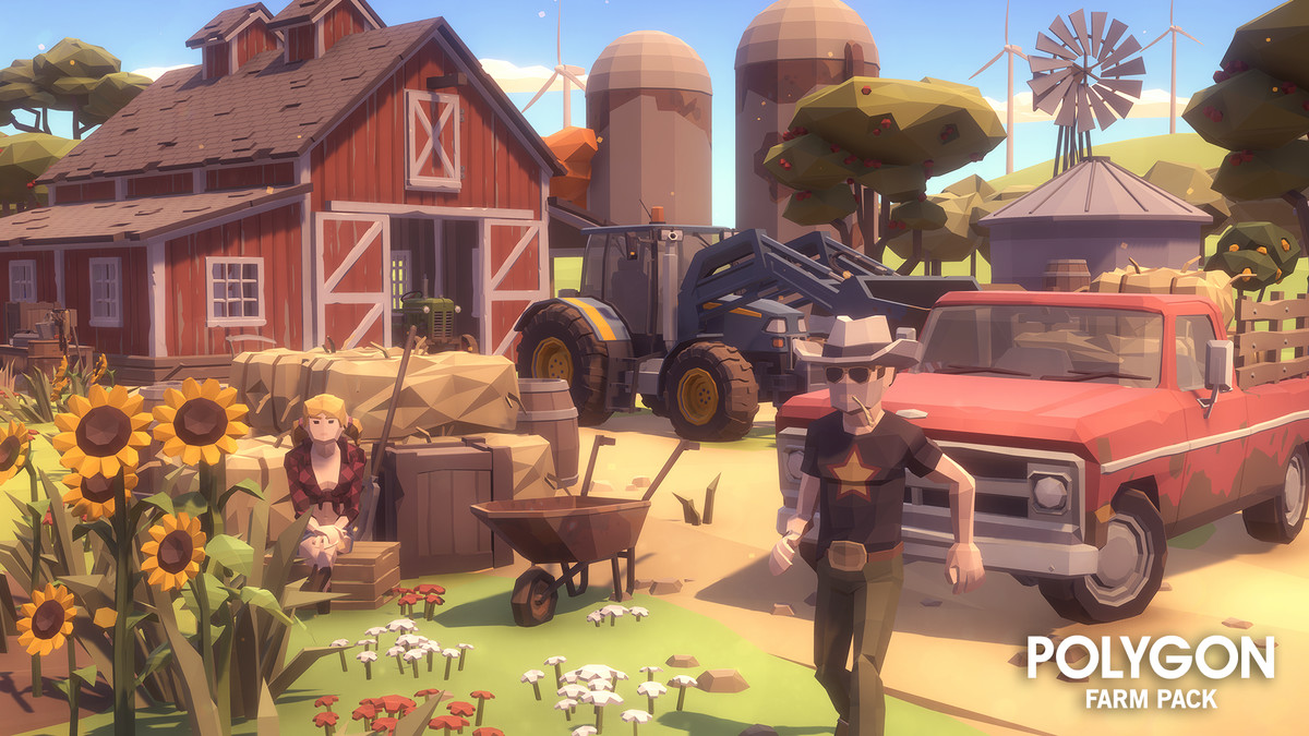 POLYGON Farm - Low Poly 3D Art by Synty