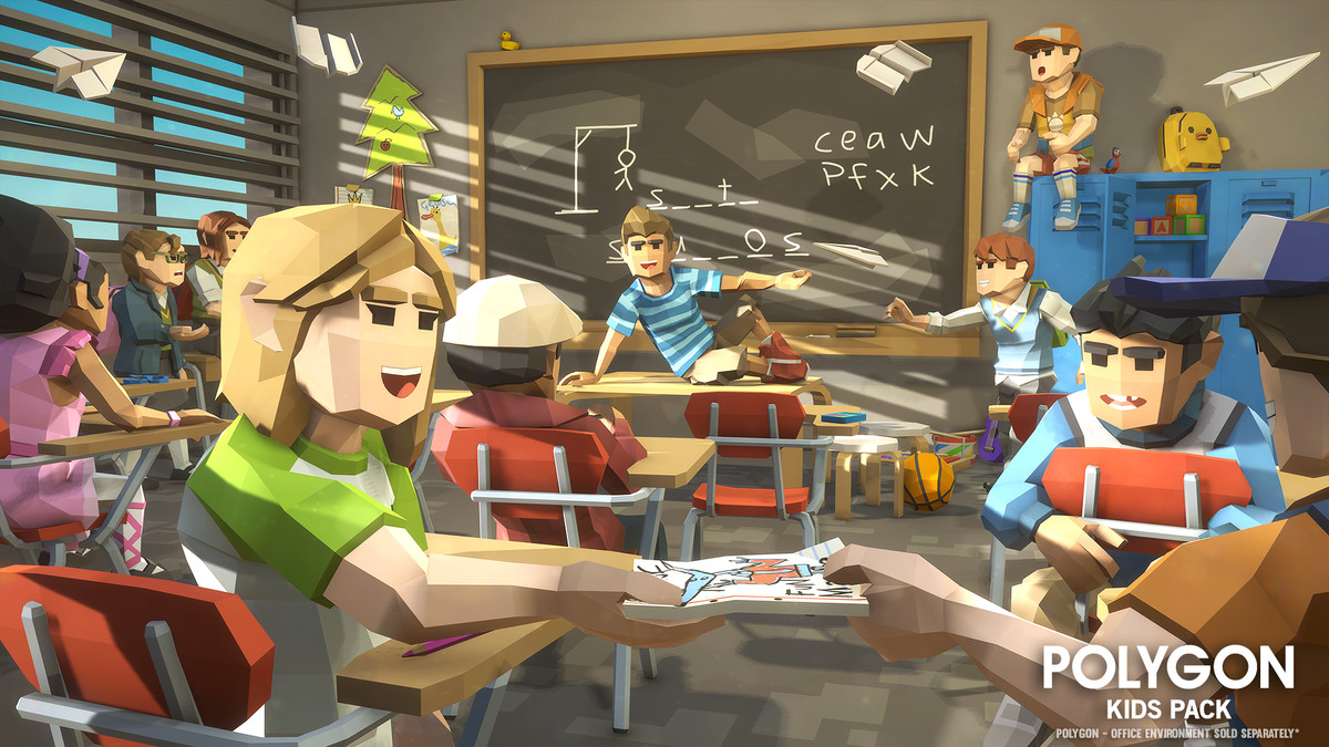 POLYGON Kids - Low Poly 3D Art by Synty