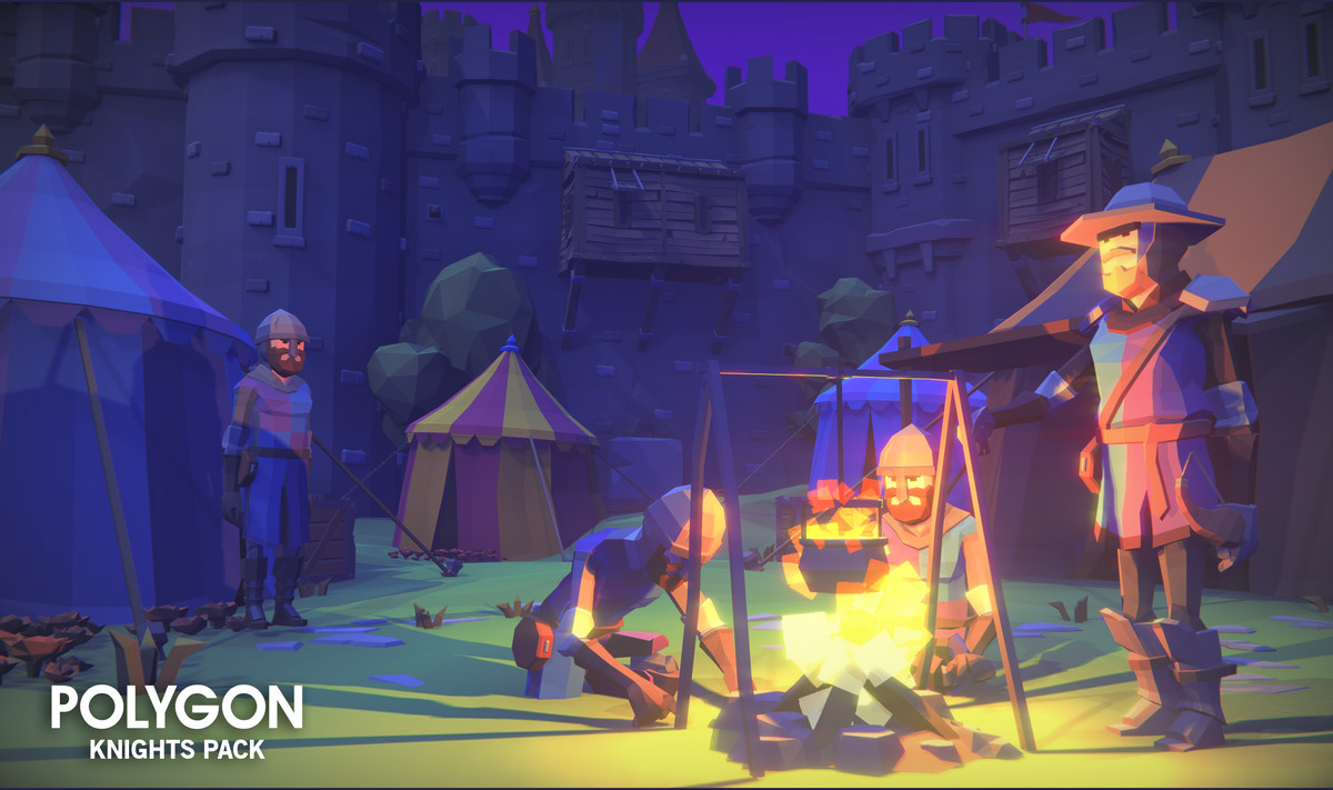 POLYGON Knights - Low Poly 3D Art by Synty