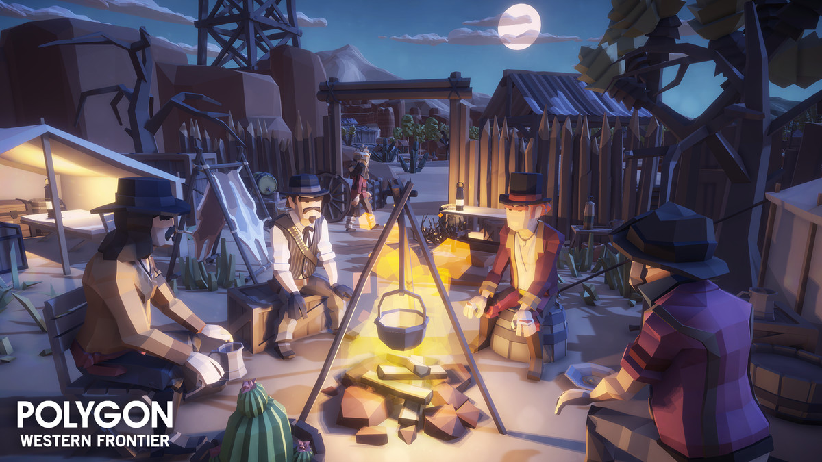 POLYGON Western Frontier - Low Poly 3D Art by Synty