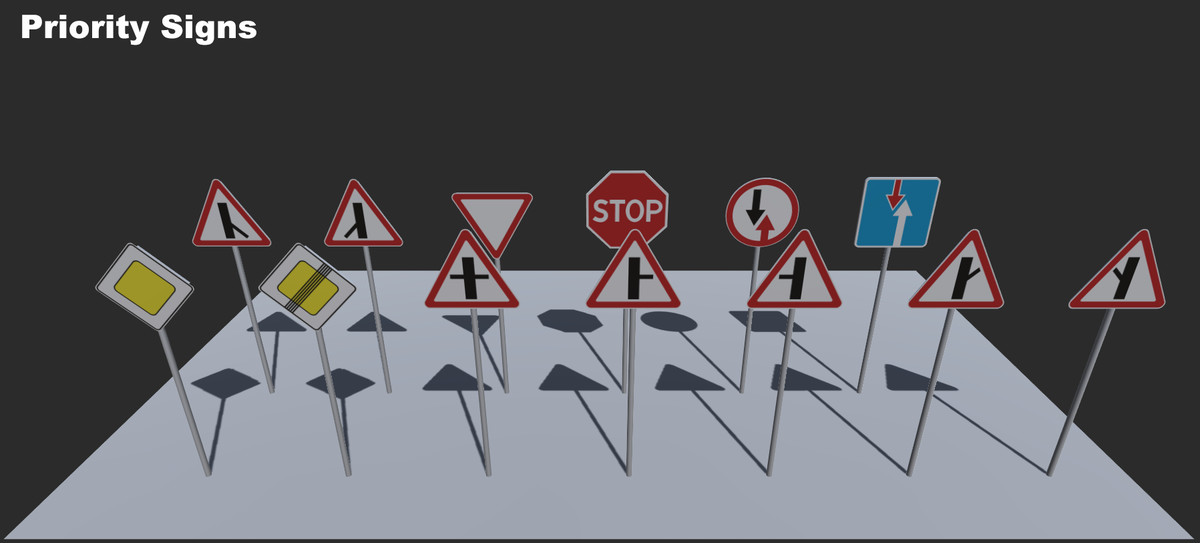 Road Signs Pack 1 (Russian)