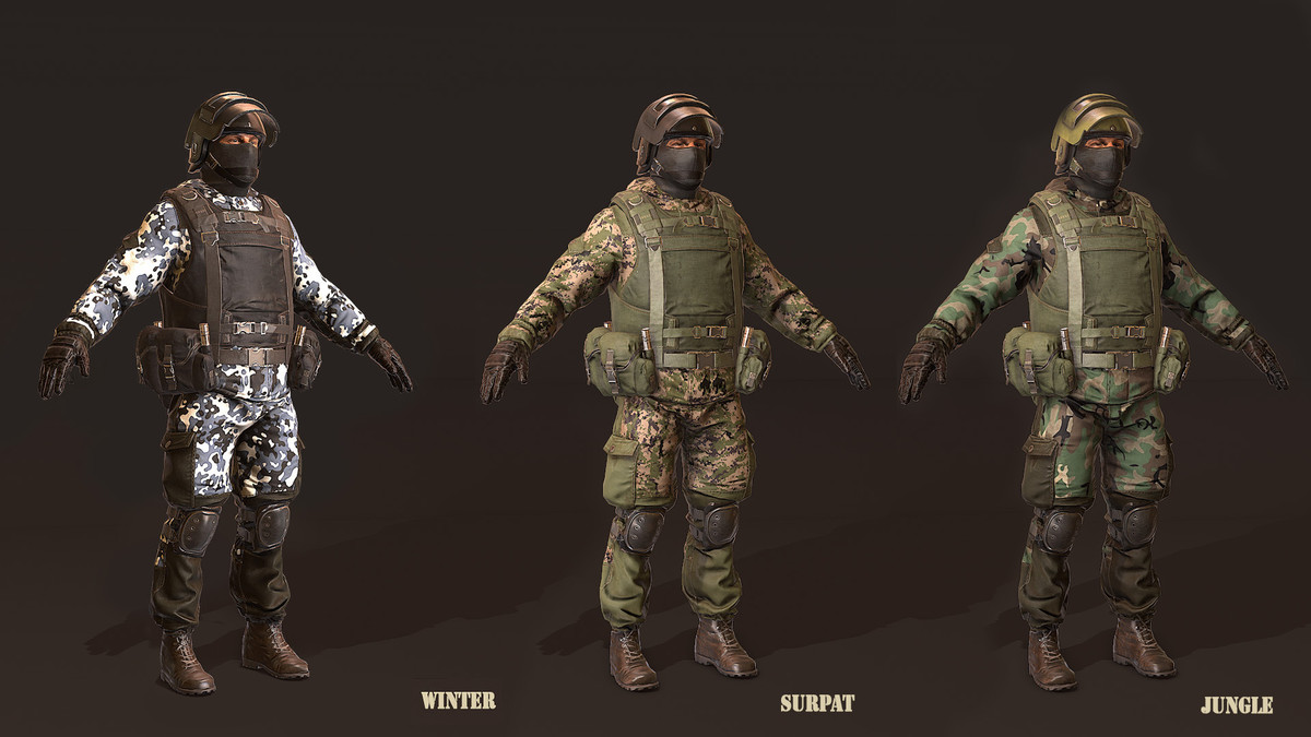 Russian Soldier Camo Pack