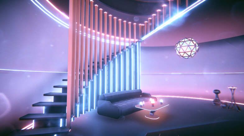 Sci-fi Neon Room