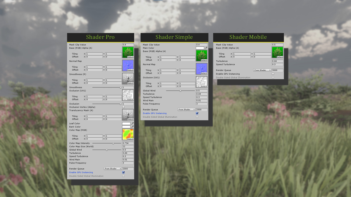 Shader Vegetation 3.0