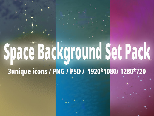 Space Background Set Pack