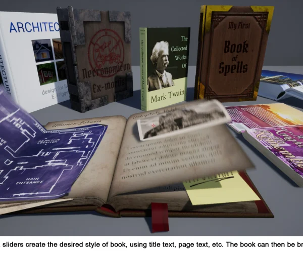 Ultra Custom Animated Books with Localized Text and Journal Scrapbook System