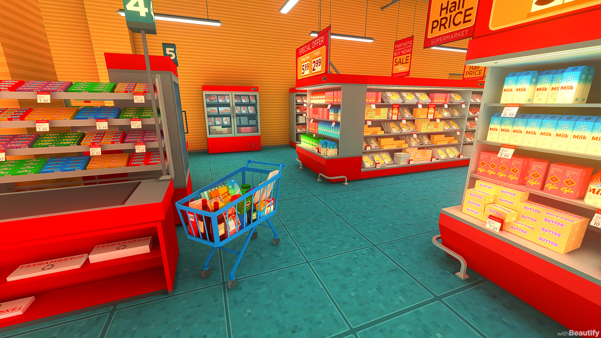 Supermarket Interior