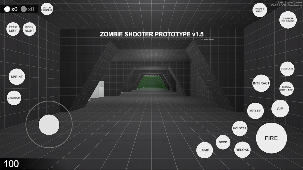 Zombie Shooter Prototype v1.5 for Playmaker