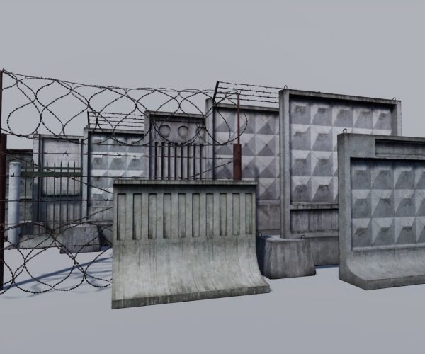 Modular Concrete and Metallic Fence Pack