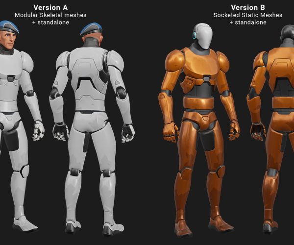 Modular Male Mannequin on Standard Skeleton