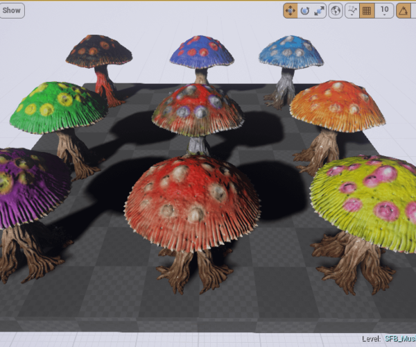 Mushroom Monster Pack PBR