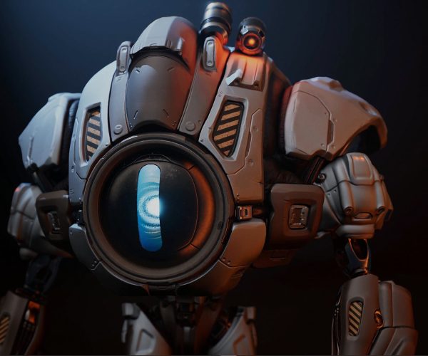 Sci Fi Heavy Bot