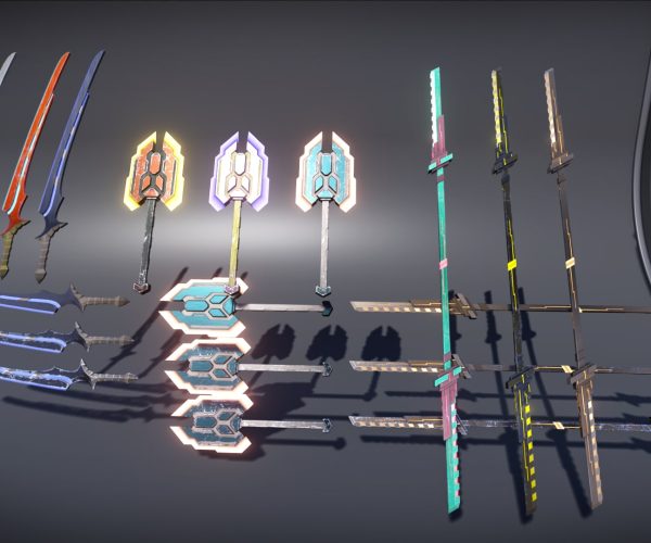 Scifi Melee Weapon Pack