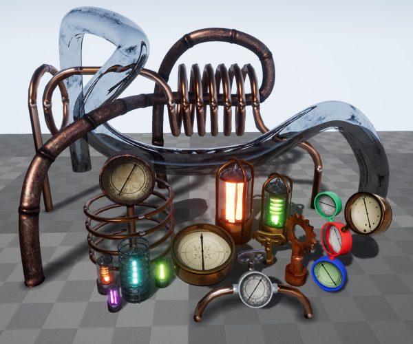 Steampunk Props Pack