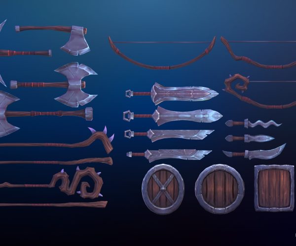 Stylized Newbie Weapons Pack