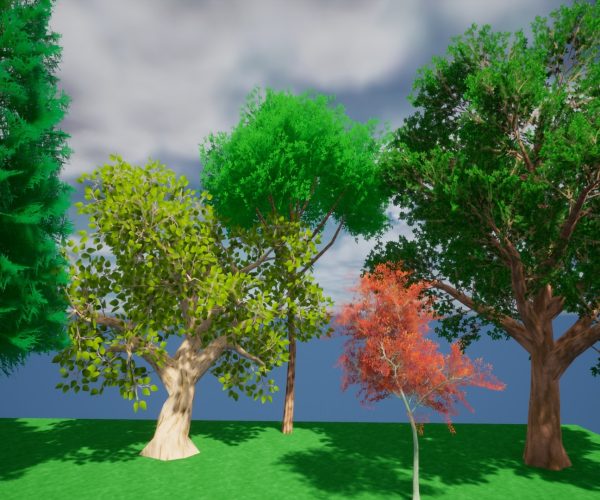 Stylized trees pack