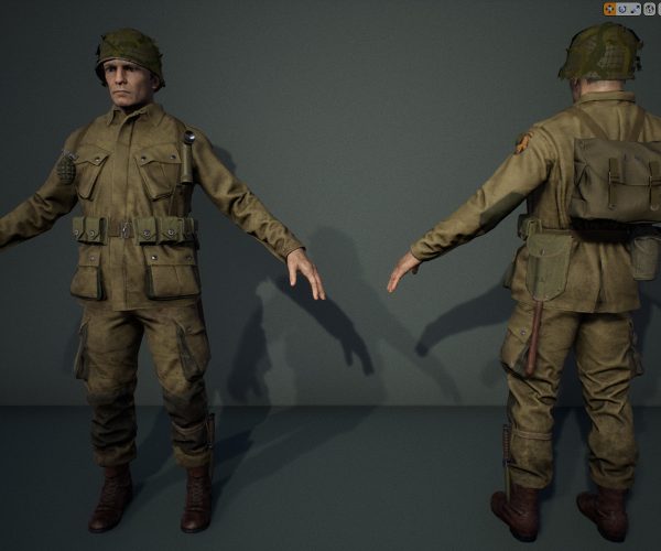 US Paratrooper